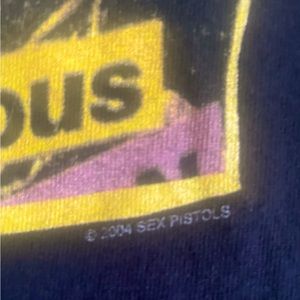 Sid Vicious lic. To Sex Pistols dated 2004 XL